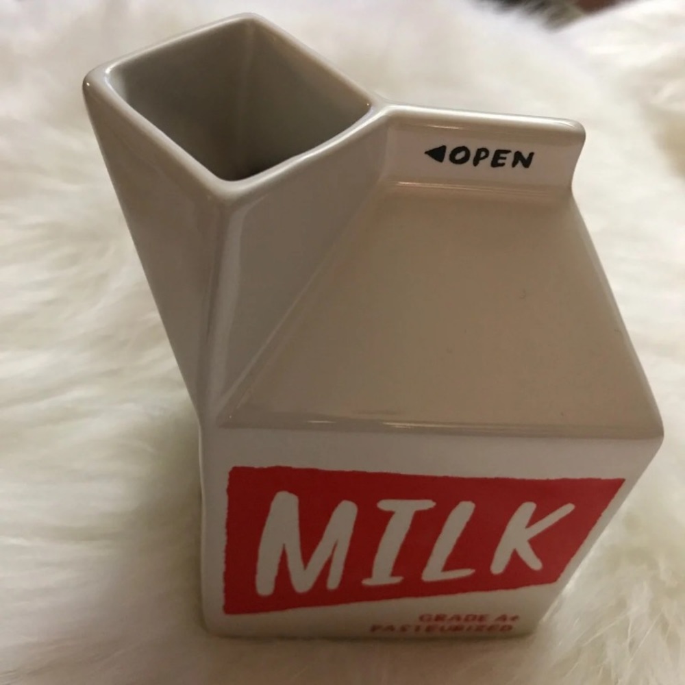 Kate spade milk carton creamer